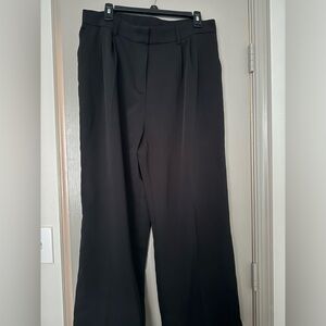 XL high waisted wide leg dress pants